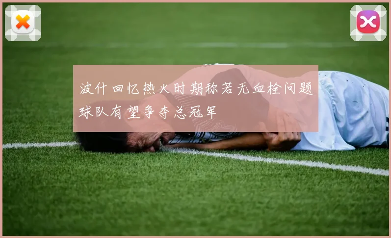 波什回忆热火时期称若无血栓问题球队有望争夺总冠军